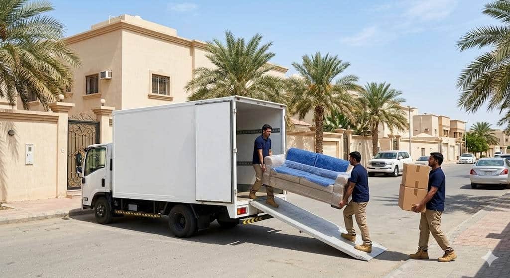 نقل عفش حي الظباط الرياض