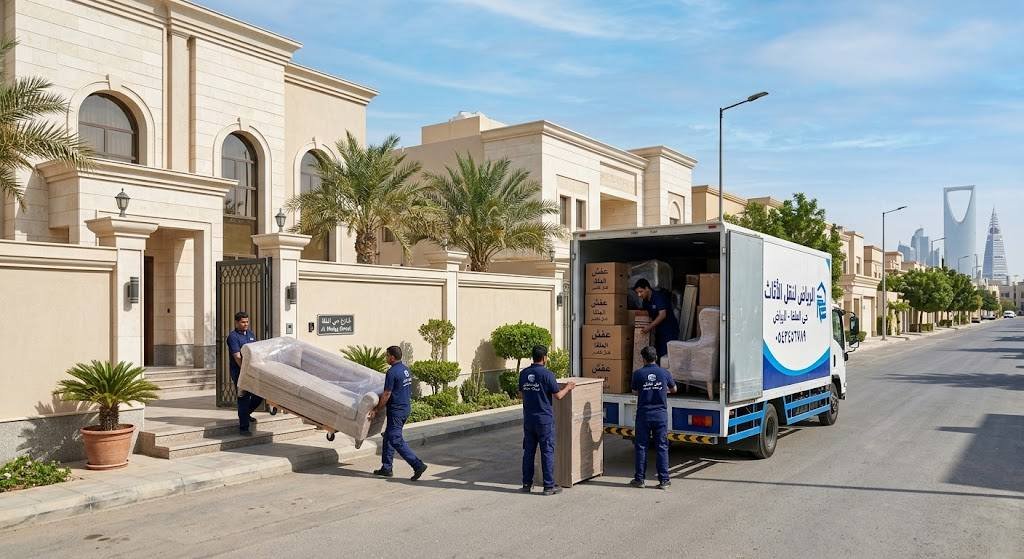 نقل عفش حي الملقا الرياض