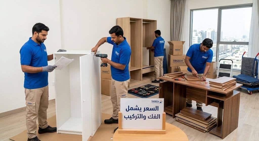 هل يشمل السعر الفك والتركيب؟