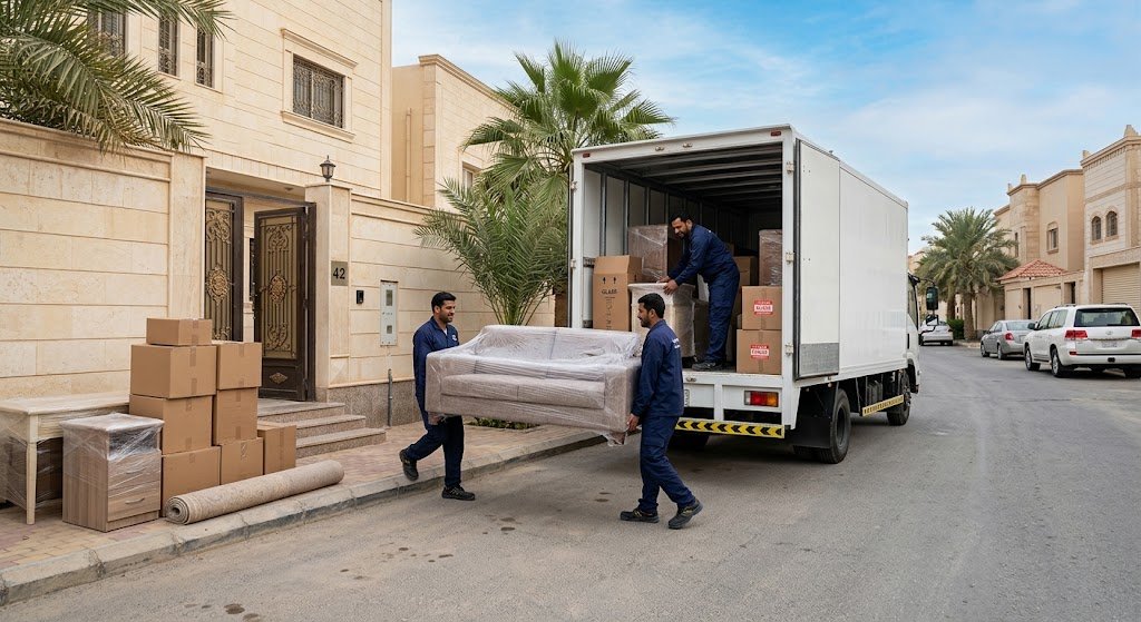 نقل عفش حي البطحاء بالرياض